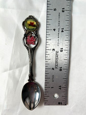 Vintage Argente Versilbert Wales Souvenir Silver Plated Collectible Spoon