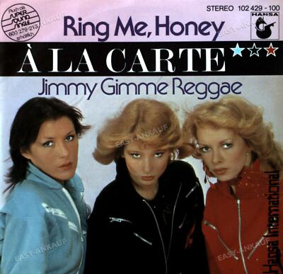 À La Carte - Ring Me, Honey 7in 1980 (VG+/VG+) '