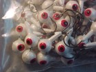 100 NEW FLOATING JIG HEADS 1/4 SIZE 2 HOOKS JIGS fishing white