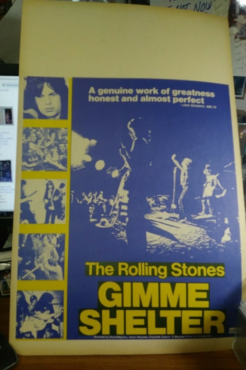 the rolling stones gimme shelter パンフ 映画「ローリング