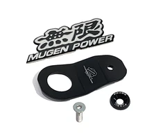 BLACK RADIATOR STAY BRACKET BOLT 96-00 HONDA CIVIC EK EP S2000 MUGEN POWER 33