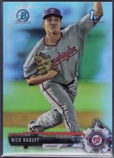 2017 Bowman Draft - Chrome #BDC-182 Nick Raquet (RC) Refractor