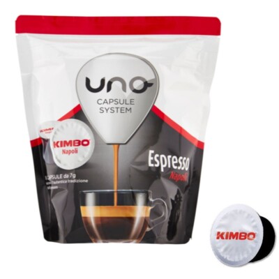 Kimbo Espresso Napoli Capsule UNO - Box Of 6 Pieces (96 Capsules)