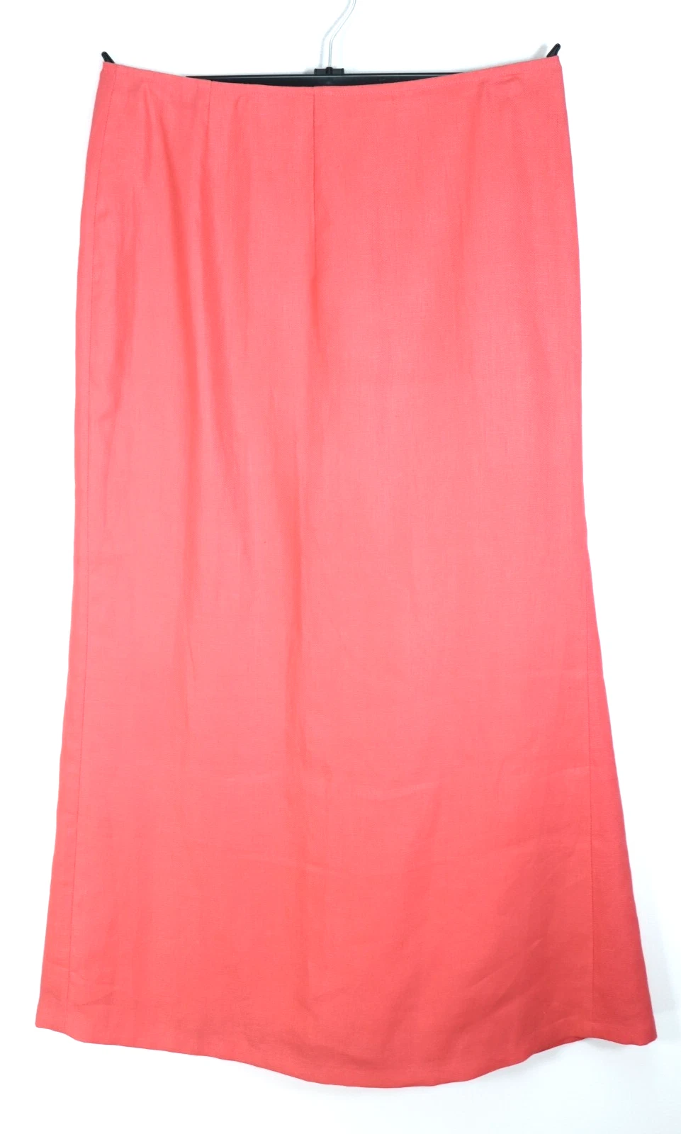 LAFAYETTE148 NEW YORK Women's Linen Maxi Long A-Line Skirt Coral Pink Size 6