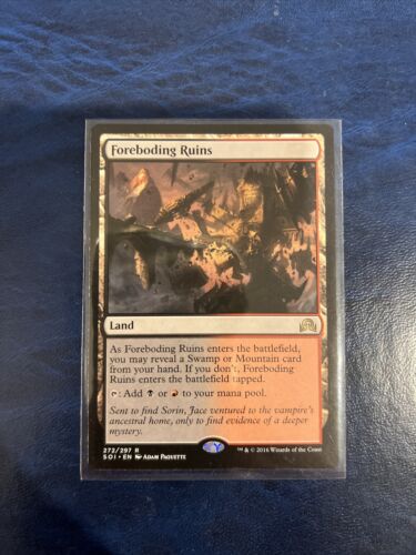 MTG Foreboding Ruins | Shadows Over Innistrad | Rare - Picture 1 of 2