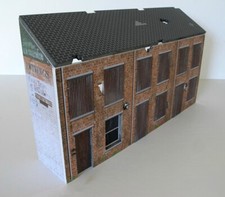 Greenhills Slot Car Building Derelict Terraced Houses Kit 1:43 Scale - Brand New