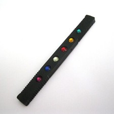 Hot Rod Black Multi Color Gems Change Color C...
