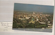 POSTCARD, AERIAL VIEW OF EDMONTON ALBERTA CANADA POSTED 1974 24-4-2