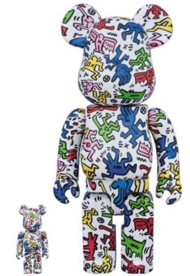 BE@RBRICK 400% & 100% KEITH HARING #1 MEDICOM TOY Bearbrick BE@RBRICK 400% & 100% KEITH HARING #1 MEDICOM TOY Bearbrick