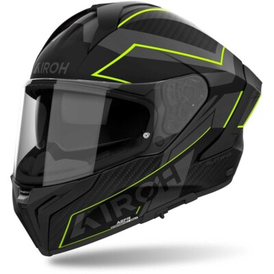 FULL FACE HELMET 22.06 FIBER AIROH MATRYX SENTINEL YELLOW FLUO BLACK MATT SIZE S