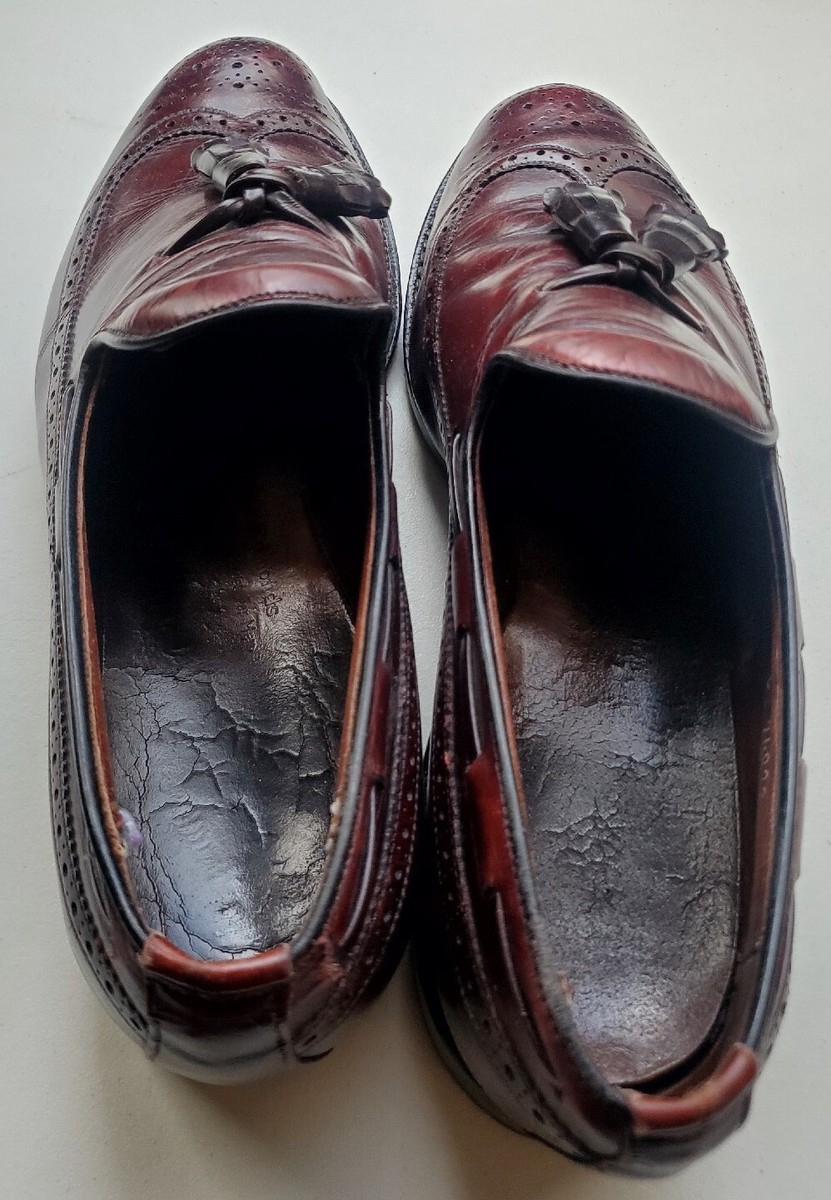Allen Edmonds Berwick Burgundy Leather Tassel Wingtip  display picture 2