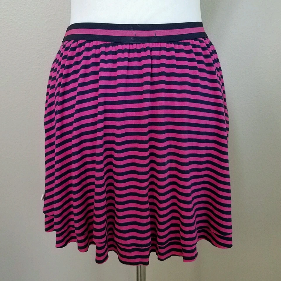 Falda a Rayas TOMMY HILFIGER Niña Azul Marino y Rosa XL (16)  Foto 3 de 4