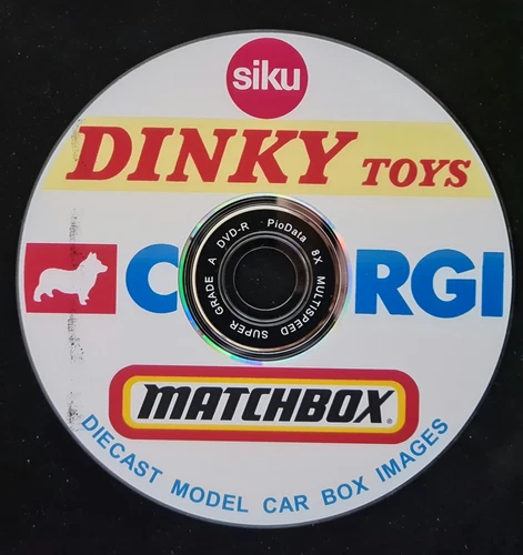 800+ Picture DVD of Diecast Corgi Matchbox Dinky Siku Models to Print Repro Box
