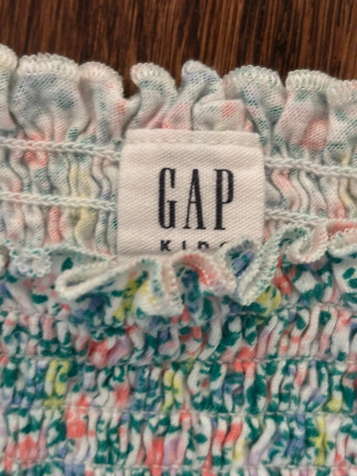 Gap Floral Shirt Size 12 Girls Top - Image 2 of 2