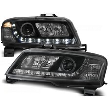 Fari con Luce Diurna LED per Fiat Stilo 2001-2008 in Nero