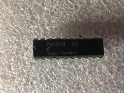 74F240PC IC BUS DRVR F/FAST SERIES 2-FUNC 4BIT INVERTED OUTPUT (LOT OF 10)