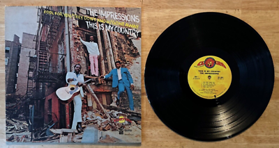 洋楽 The Impressions This Is My Country LP 33 12