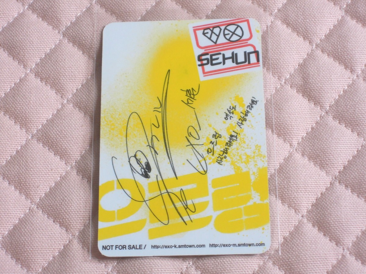 EXO 1st Album Repackage Growl Photocard Set K-POP SM TYPE A *READ