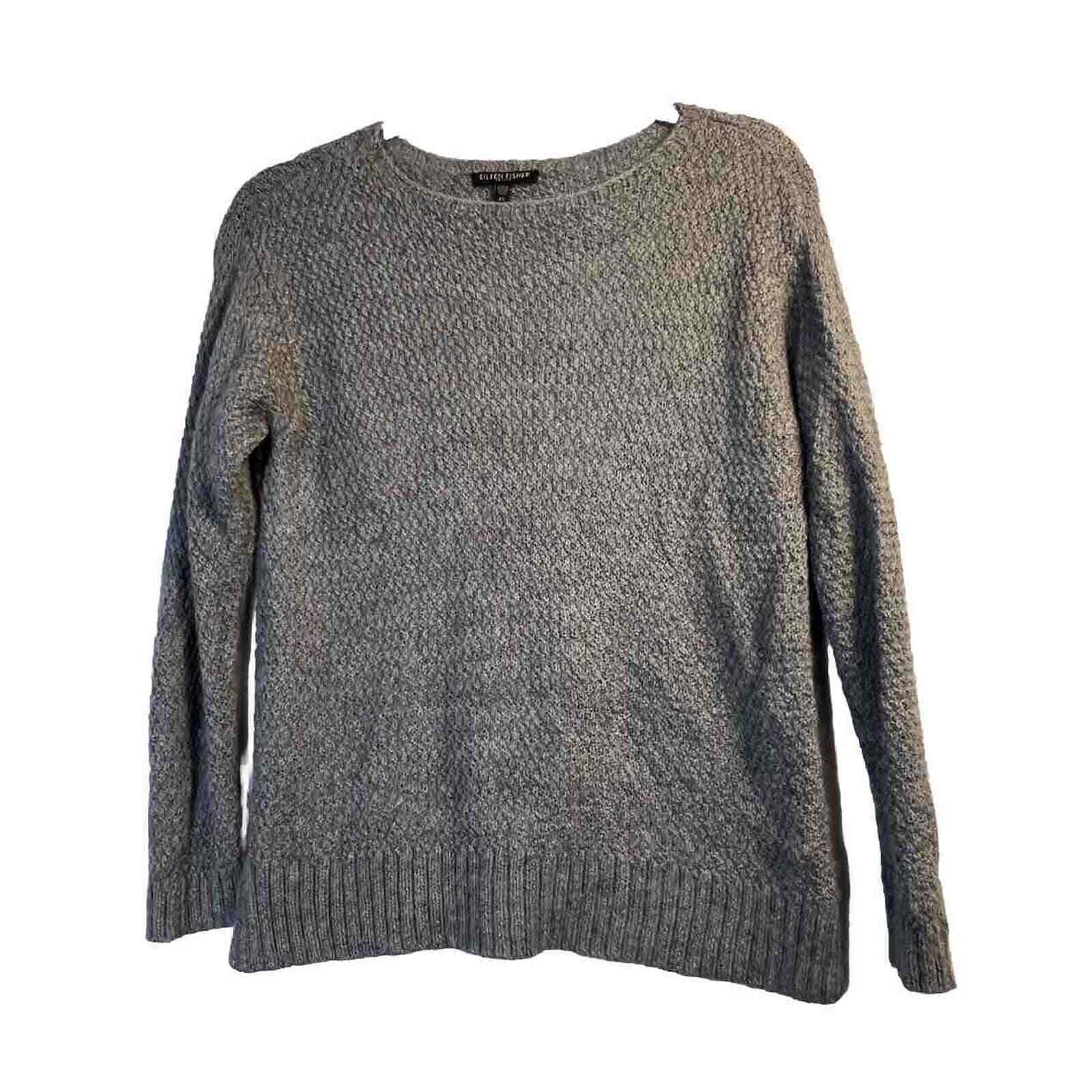 Eileen Fisher Sweater Women's Size S Round Alpaca… - image 1