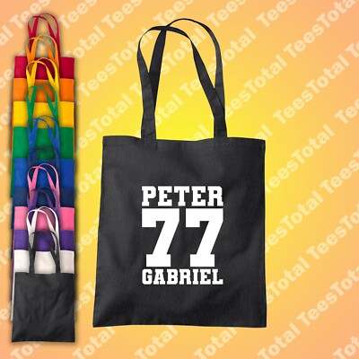 Peter Gabriel 77 Tote Bag | Prog Rock | Genesis | Phil Collins