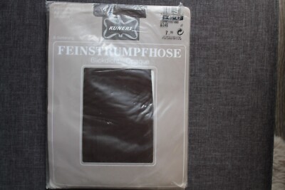 Vintage KUNERT blickdichte Strumpfhose Gr. 40-42 Espresso B-Sorte Neu OVP
