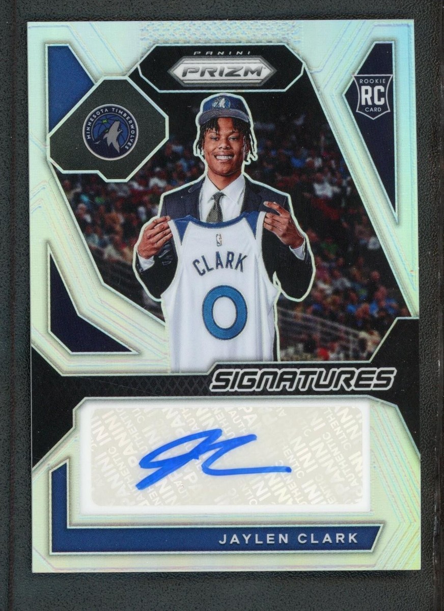 2023-24 JAYLEN CLARK AUTO PANINI PRIZM SIGNATURES SILVER