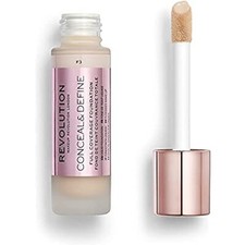 MAKEUP REVOLUTION FULL COVERAGE FOUNDATION- CONCEAL  DEFINE - F3 0.8 fl oz