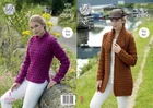Easy Knit Jacket & Jumper Womens Super Chunky Knitting Pattern King Cole 4707