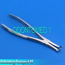 Dental Oral Surgery Extraction Forcep No. 45 for Lower Roots 