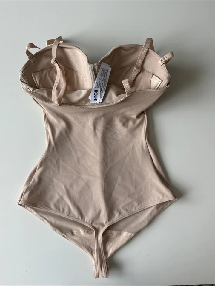 New WOLFORD Powder  Mat De Luxe Form String Bodysuit Size L C-Cup - Image 4 of 4