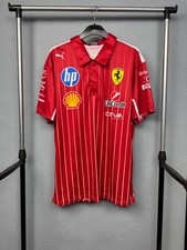 Ferrari Racing Team Mens Polo Shirt Tee HP Shell Size XL