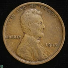 Mint Error: Strike Thru - 1915-P Lincoln Wheat Cent - Fine