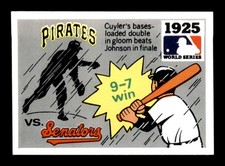 1971 Fleer World Series #23 1925 Pirates/Senators   EXMT+ X3695055