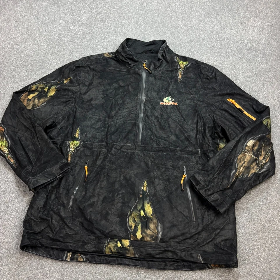 RealTree Jacket Adult X Large Black Work Wear Hunting Camo Lined Coat Mens - Image 2 of 4