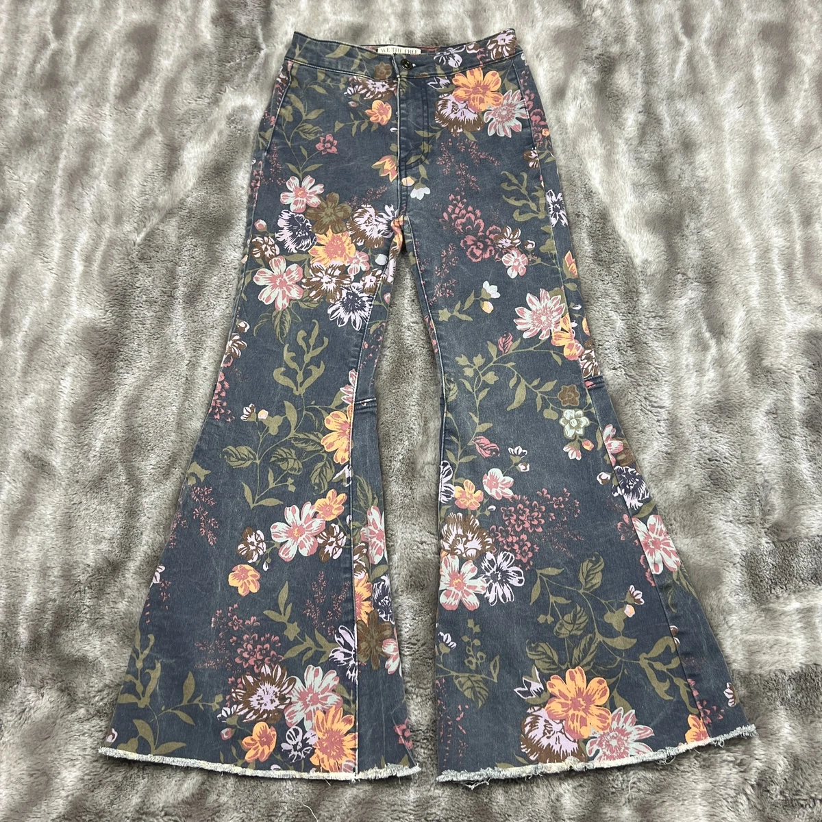 Jean Free People Taille 26 - Coupe Relaxed En Denim Bleu, Neuf Avec étiquettes