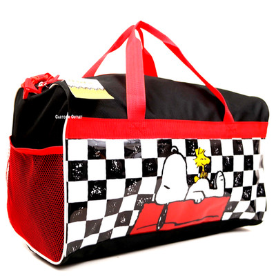 Snoopy and Woodstock travel Duffel Bag Overnight Weekender Carry-On  Mochila