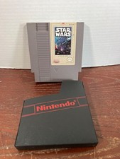 Star Wars NES Game Cartridge 1985 JVC Nintendo With Black Sleeve Tested