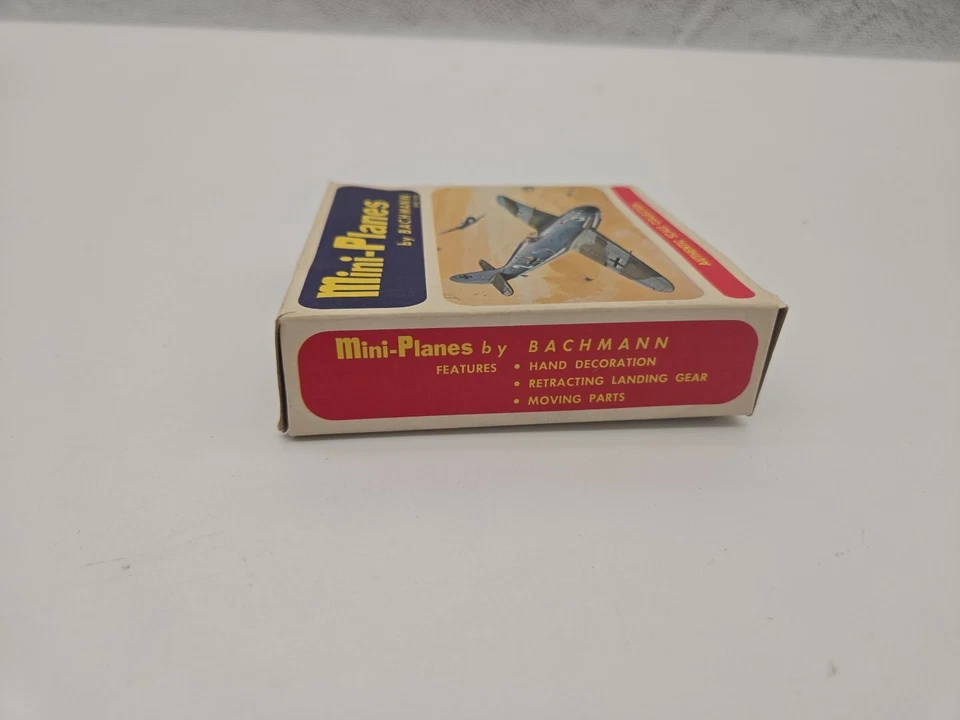 Miniaviones vintage Bachmann Messerschmitt ME-109 WWII modelo sin usar, en caja Hong Kong Foto 3 de 4