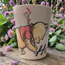 Vintage Disney Winnie the Pooh Melamine Cup Ho Ho Ho Classic Hunny Pot Tumbler