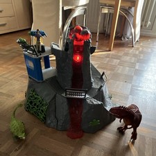Schleich 42564 Dinosaurier Vulkan-Forschungsstation mit Zubeh&ouml;r & Figuren