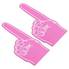 Riesiger Schaumstofffinger 18", 2Pcs EVA Nummer 1 DIY Blanko Schaumstoffhand #3
