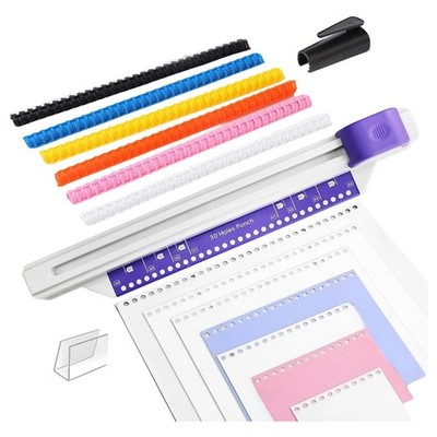 30-Loch-Bindemaschine, Hand-Locher für Lose Blätter, A4 A5 A6 A7 B5 B6 B7 B4816