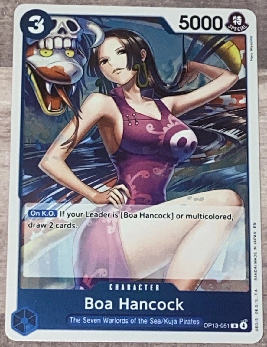 Boa Hancock Carrying On His Will OP13-051 Rare One Piece CCG English NM/M