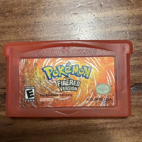 Pokemon FireRed Version Nintendo GBA Game Boy Advance Authentic