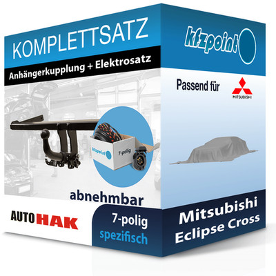 AUTO HAK Anhängekupplung abnehmbar und E-Satz für Mitsubishi Eclipse Cr. 21- AHK