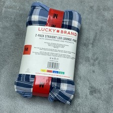 Lucky Brand 2-Pack Straight Leg Lounge Pants Pockets - M NWT 6620