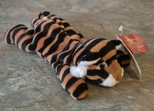 RUSS Berrie Stripe Tiger Cub Plush Beanie Soft Toy NWT Bean bag Tiger soft toy