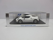 1/43 Spark Alfa Romeo 4C white Collectables 17+