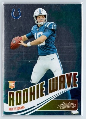 2025 Panini Absolute - Rookie Wave Riley Leonard #RW-RLD (RC) Colts 