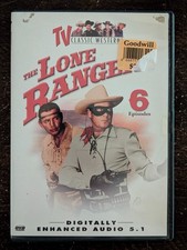 The Lone Ranger DVD 1949 TV Classic Western 6 Episodes Clayton Moore Tonto